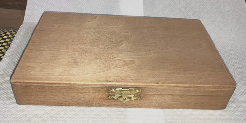 Coffret bois layette