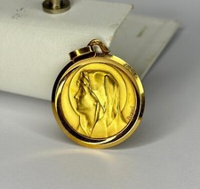Médaille Religieuse en Or Jaune 18 carats / Sainte Vierge / réf MP2585