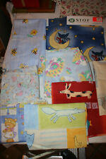Coupon de tissu vintage,  motifs pour enfants