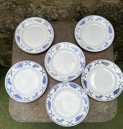 Assiette ancienne plates - 6,