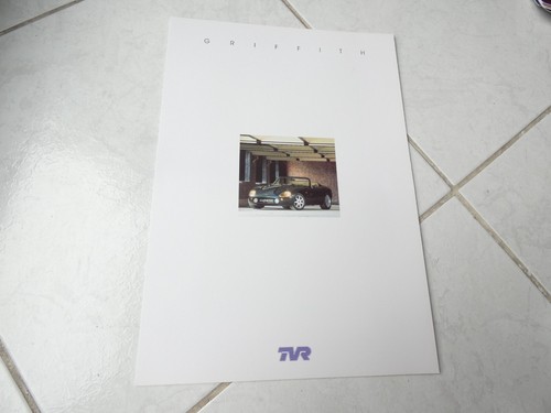 Tvr griffith 1998 - griffith, brochure