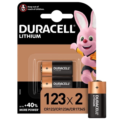 Duracell 123 pile lithium - 123,