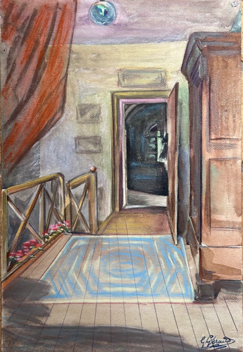 Ancien dessin intérieur - ancien,