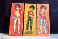 TRIPTYQUE 3 TABLEAUX FIDYILLE