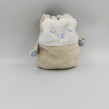 Doudou semi plat lapin beige
