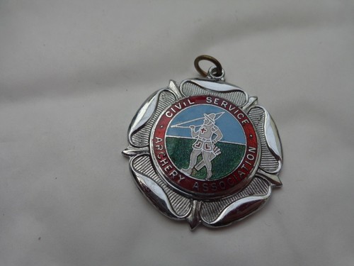 Médaille émail service - médaille, en