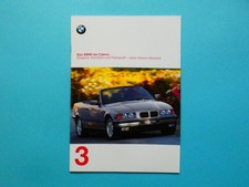 Brochure - BMW 3 Series E36 - Convertible / Cabriolet - 318i, 320i, 328i and M3 - 2/1997