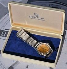 Montre Certina DS Automatique Acier Magnifique Cadran Incliné Boîte Originale