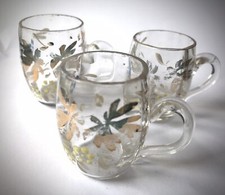 3 CHOPES EN VERRE MINIATURE