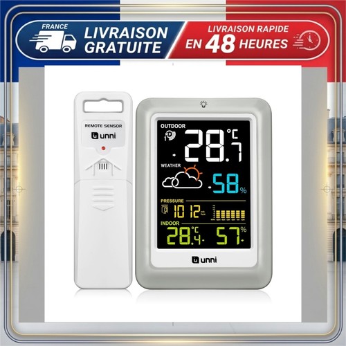 Station météo sans fil avec - sans,