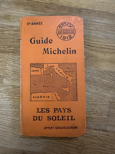 Guide michelin 1912 - 1912, pays