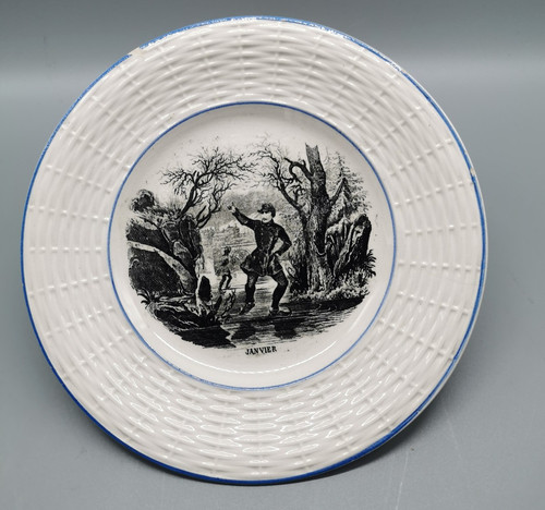 Assiette parlante les mois - parlante,
