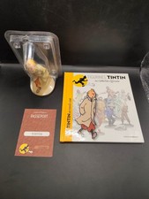 Tintin Figure Official Collection Hergé Passport and Booklet