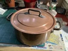 ancienne marmite cuivre nickel