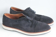 Hugo BOSS Chaussures homme daim bleu marine T44 Derbies (60817)