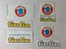 LOT STICKERS VINTAGE - TINTIN