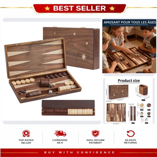 Backgammon bois cm - backgammon, en