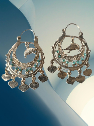 Boucles oreilles savoyarde - boucles, d'oreilles
