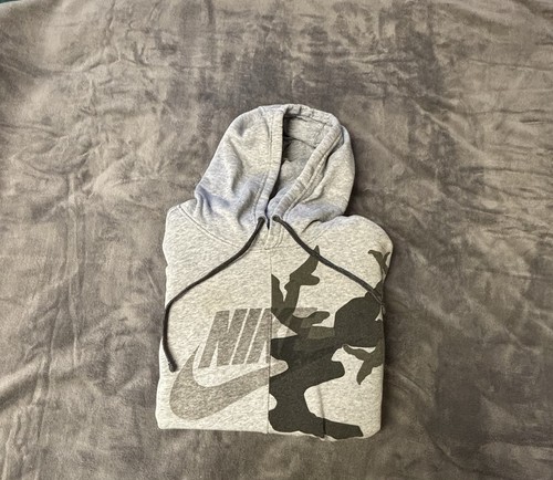 Sweat capuche nike gris - sweat,