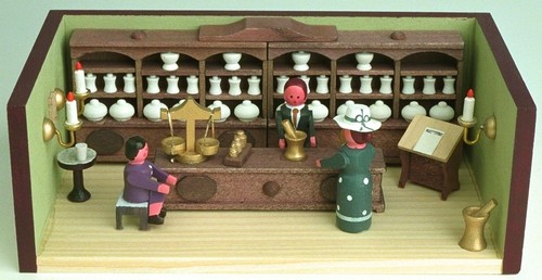 Miniature pharmacie avec - pharmacie,