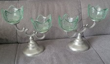 Lot De 2 Double Bougeoir