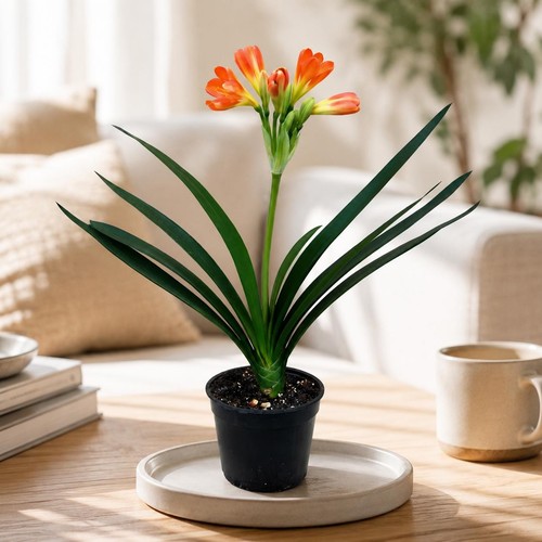 Live clivia miniata bush lily - live,