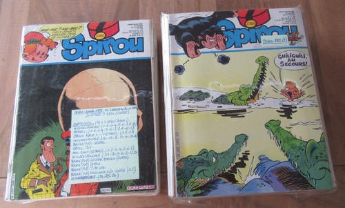 Spirou fascicules annee - annee, 1982