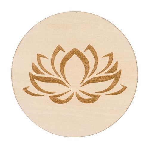 Plaque fleur lotus - plaque, de