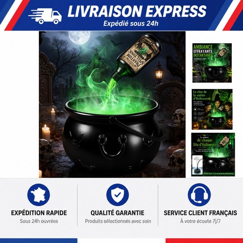 Chaudron decoration halloween - chaudron,