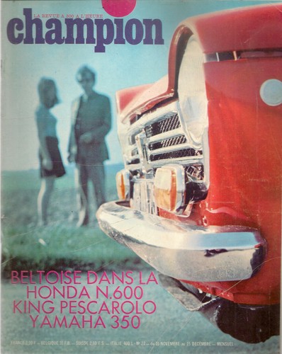 Champion 1967 honda n600 - champion,