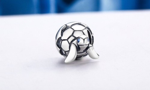 Charm argent 925 tortue - argent,