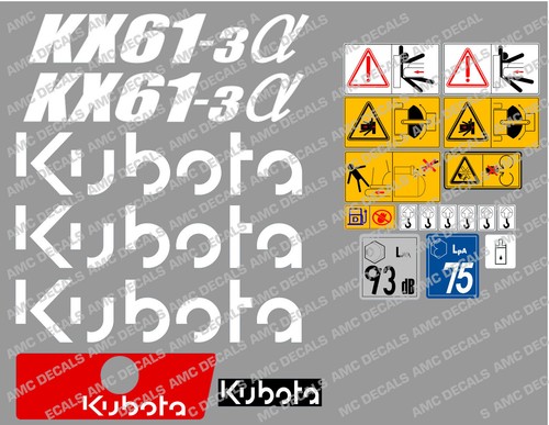 Kubota kx61 mini digger - kx61-3,