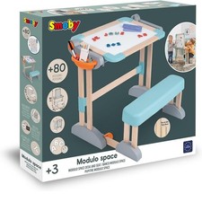 Smoby Activity Banc École Module Space 2 IN 1 Avec Accessoires