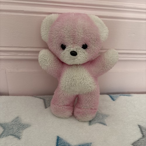 Doudou peluche ours - ours, rose