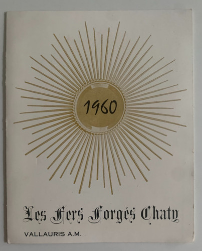 Rare carte voeux 1960 les - carte,