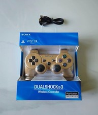 🎮 Manette PS3 Or + chargeur