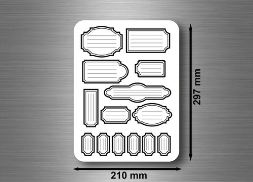 Sticker autocollant etiquette