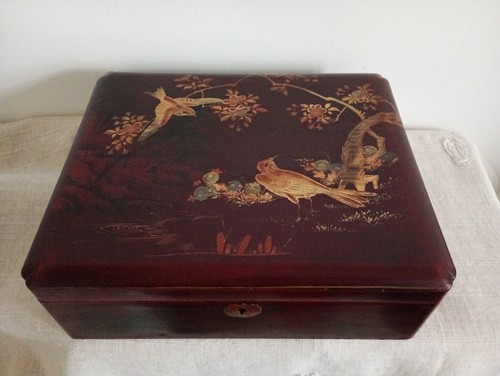 Grand coffret boîte bois - coffret/boîte, en