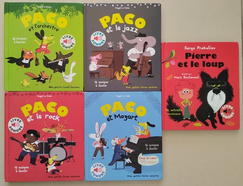 Lot livres sonores paco - lot, 5