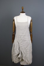 SARAH PACINI Gray Spaghetti Strap Square Neck Sleeveless Tank Dress Size M/L