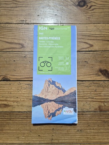 Carte ign d65 haute pyrénées - carte,
