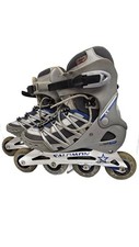 Salomon Women's Roller Skates Gray Blue Size 39 2/3 Good Condition