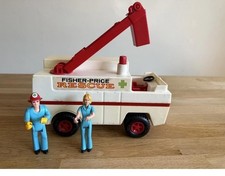 Figurines vintage Fisher Price Adventure People 303 Emergency Rescue Car
