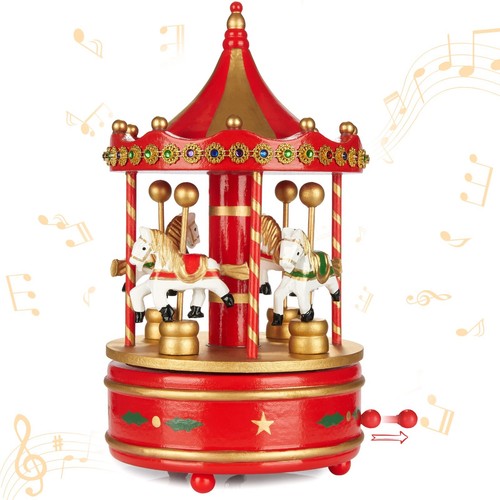 Boîte musique noël - boîte, à