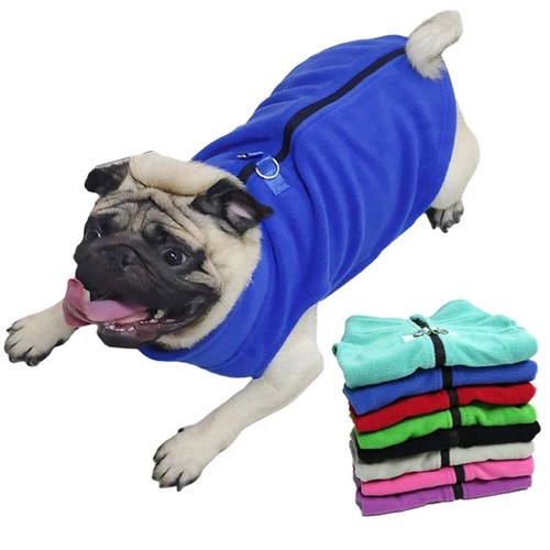 Winter dog clothes soft fleece - dog,