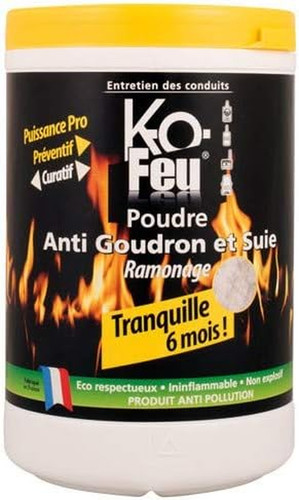 Poudre ramonage anti goudron - ramonage,