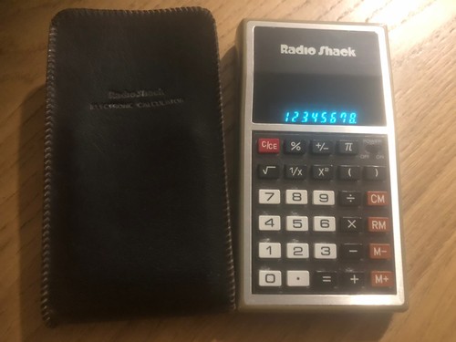 Calculatrice vintage tandy - vintage,