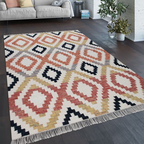 Tapis salon style bohème - tapis,