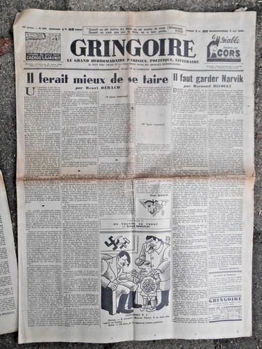 Journal ancien gringoire mai - journal, 9