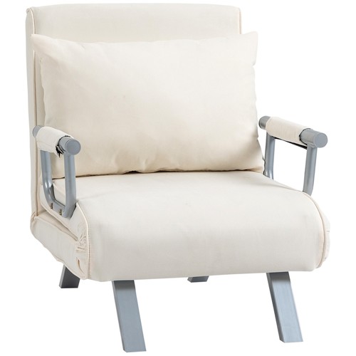 Homcom canapé lit - canapé-lit, 60x186x25cm